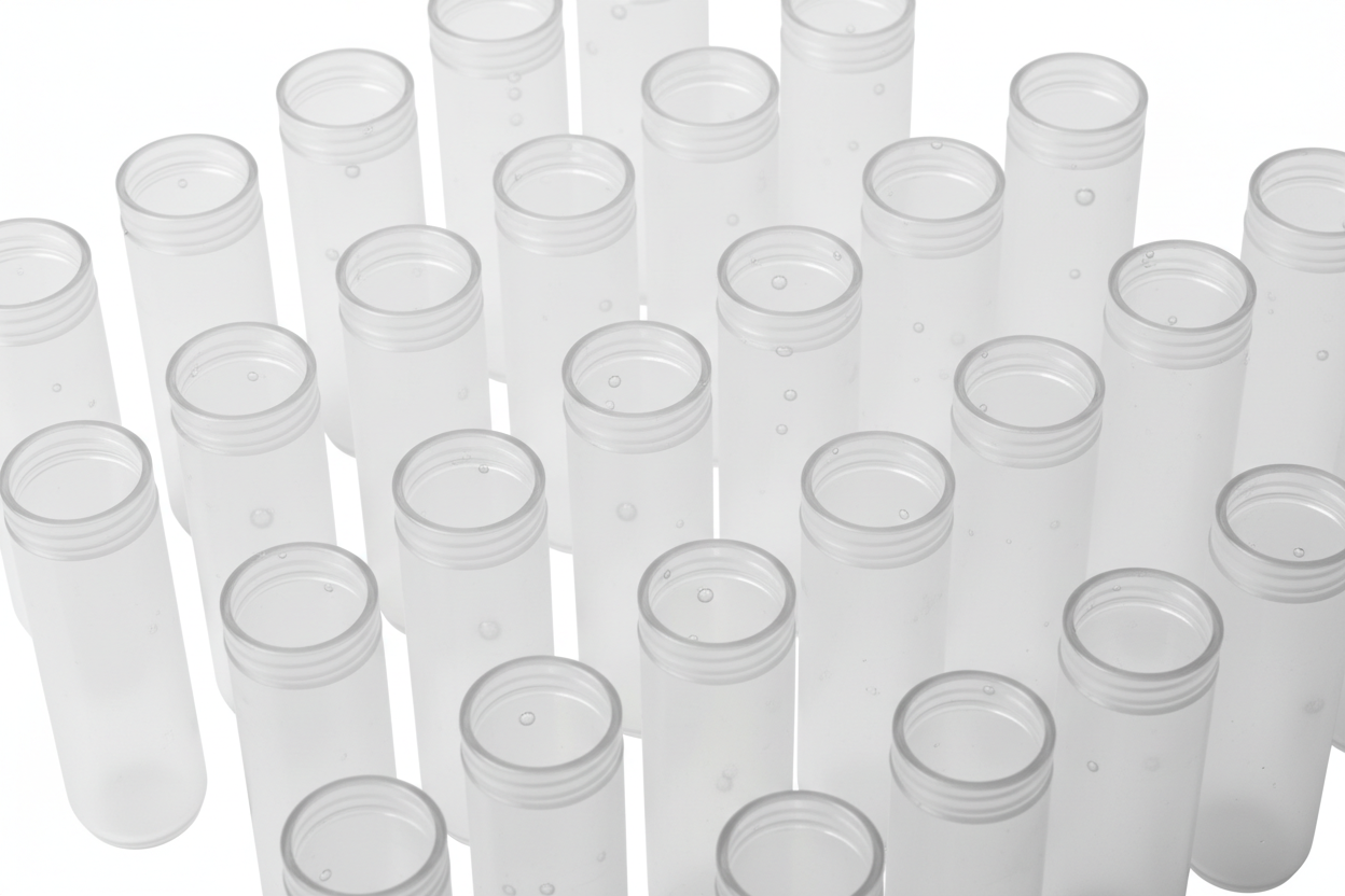 They are plastic and made of polypropylene